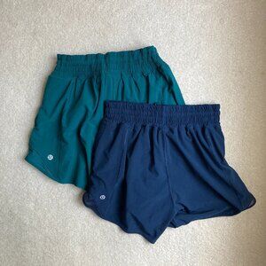 Set of two Lululemon 4-inch Hotty-Hot shorts